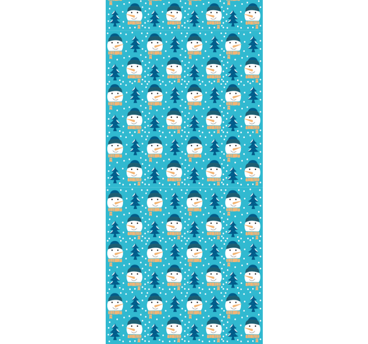 Nordic wallpaper nordic snowscape - TenStickers