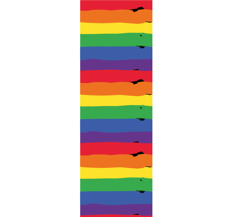 Rainbow Striped Background stripes wallpaper - TenStickers
