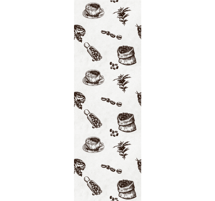 Caffeine Motifs art deco wallpaper - TenStickers