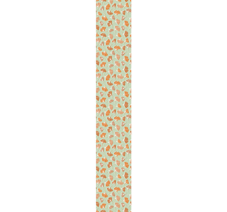 Gingko Leaf Pattern leaves wallpaper - TenStickers