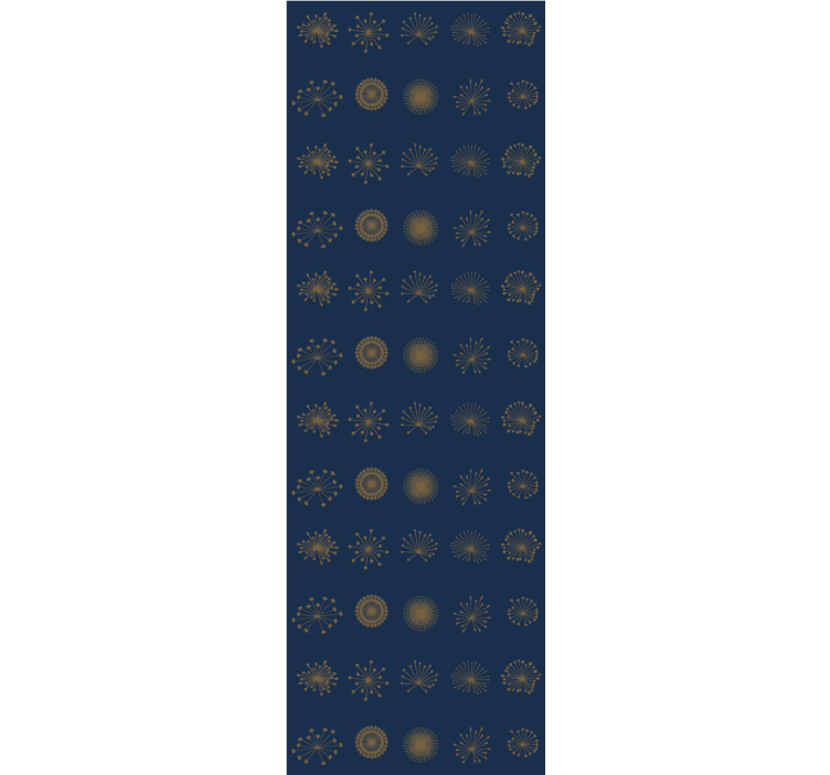 Celestial Burst Pattern art deco wallpaper - TenStickers