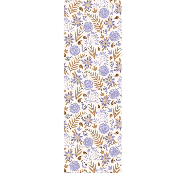 Floral Patterned Arrangement flowers wallpaper - TenStickers