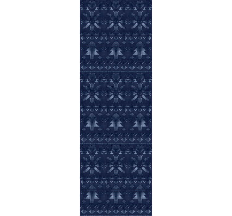 Festive Knit Pattern christmas wallpaper - TenStickers