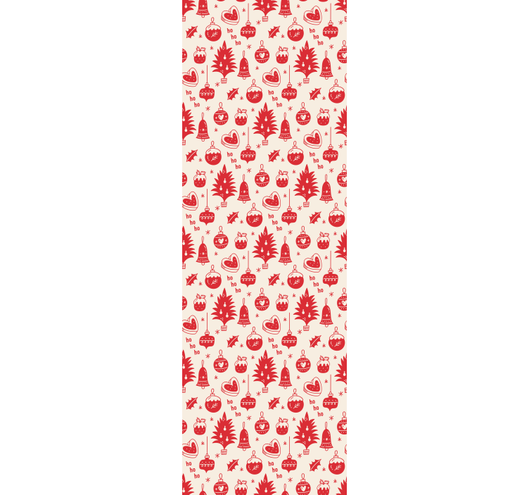 Festive Season Patterns christmas wallpaper - TenStickers