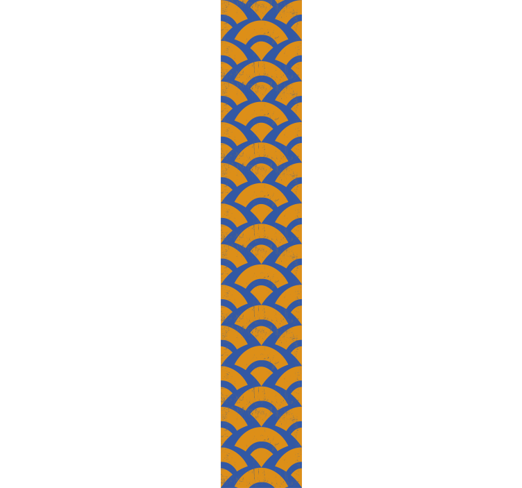 Wallpaper geometric arch pattern - TenStickers