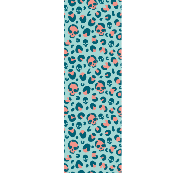 Skulls Pattern halloween wallpaper - TenStickers