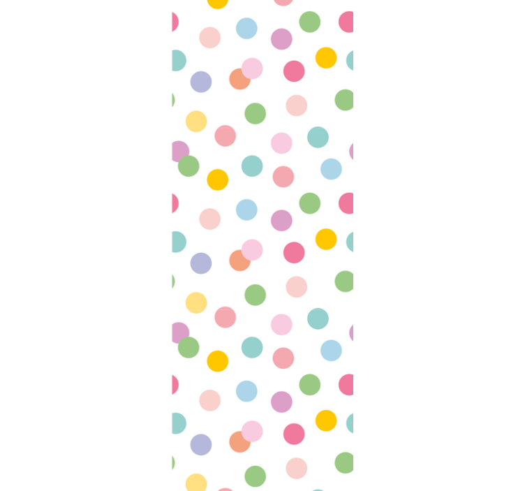 Playful Dot Pattern wallpaper dots - TenStickers