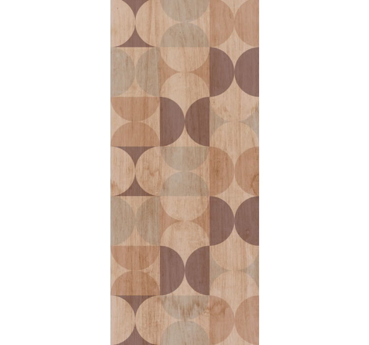 Geometric Circle Motif wallpaper dots - TenStickers