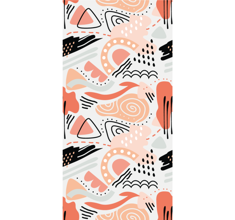 Conceptual Forms abstract wallpaper - TenStickers