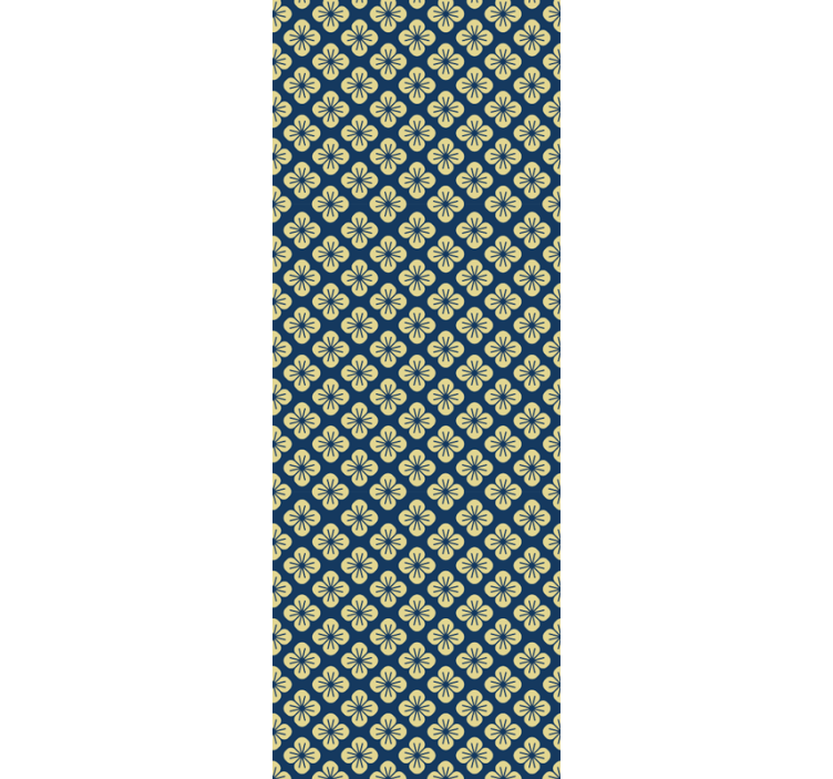 Ornamental  Pattern wallpaper flowery - TenStickers