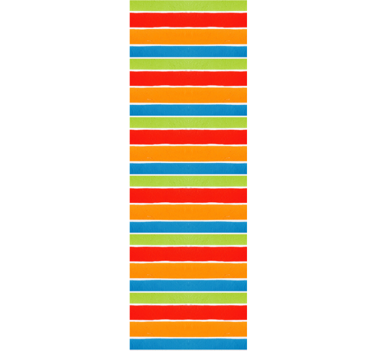 Rainbow Stripes stripes wallpaper - TenStickers