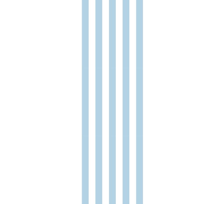 Lineated Nursery vertical striped wallpaper - TenStickers