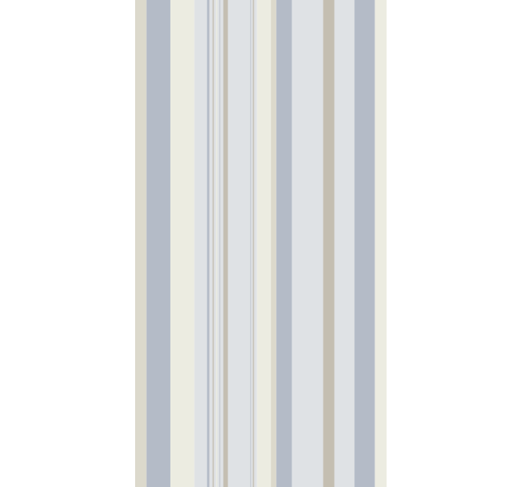 Gray elegant motif vertical striped wallpaper - TenStickers