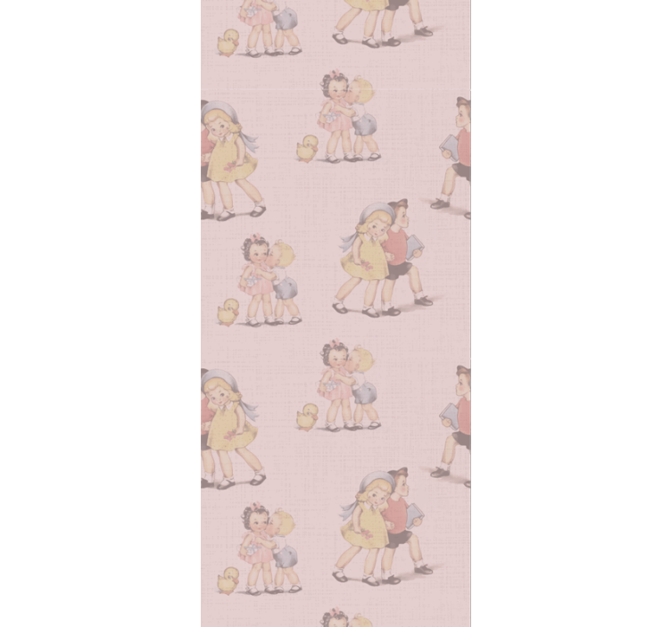 Charming Childhood wallpaper for the nursery - TenStickers