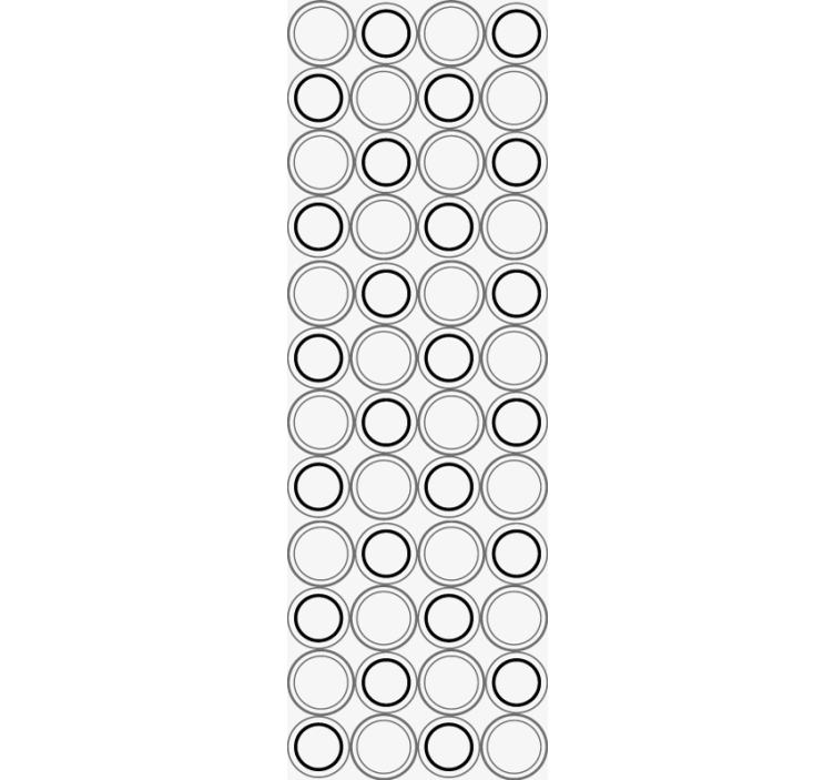 Concatenated pattern wallpaper dots - TenStickers