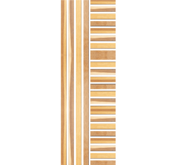 Striped Timber other stripes wallpaper - TenStickers