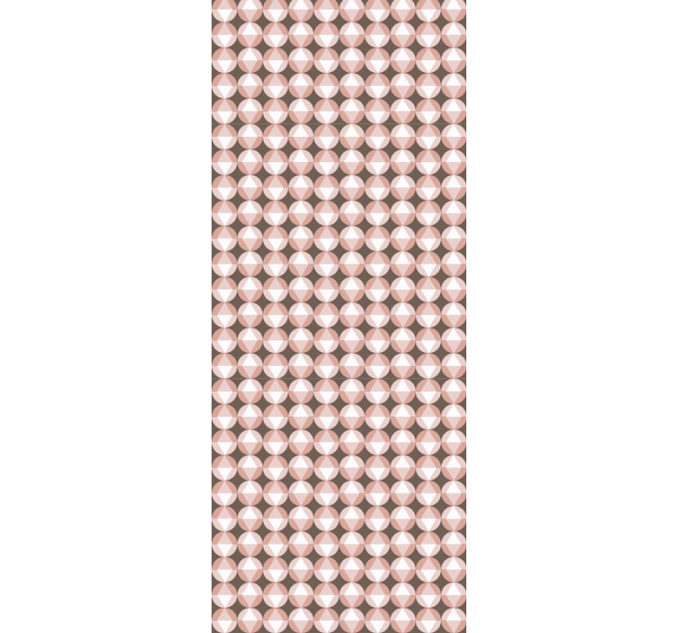 Beige patterned motif wallpaper dots - TenStickers