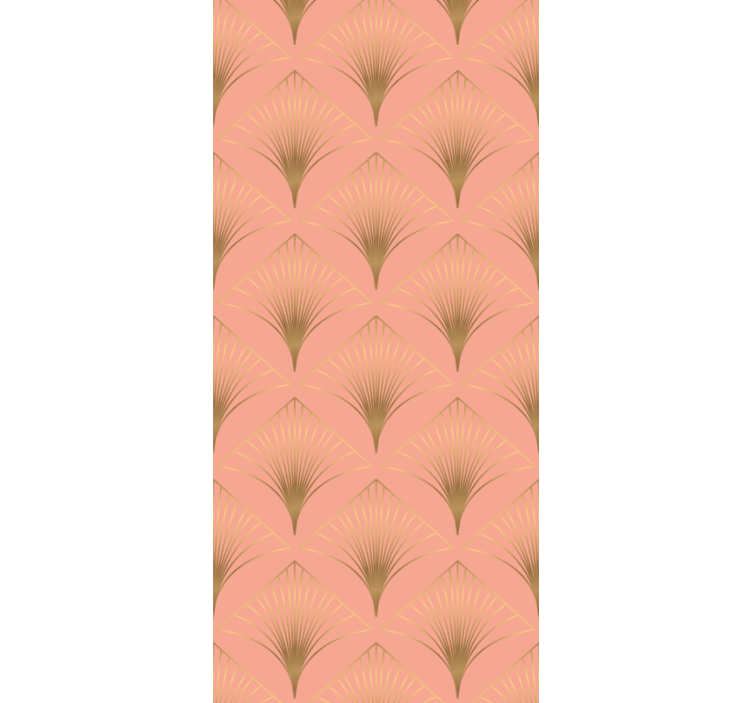 Elegant palm trees pattern wallpaper flowery - TenStickers