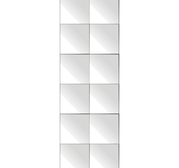 Clean simple pattern tiles wallpaper - TenStickers