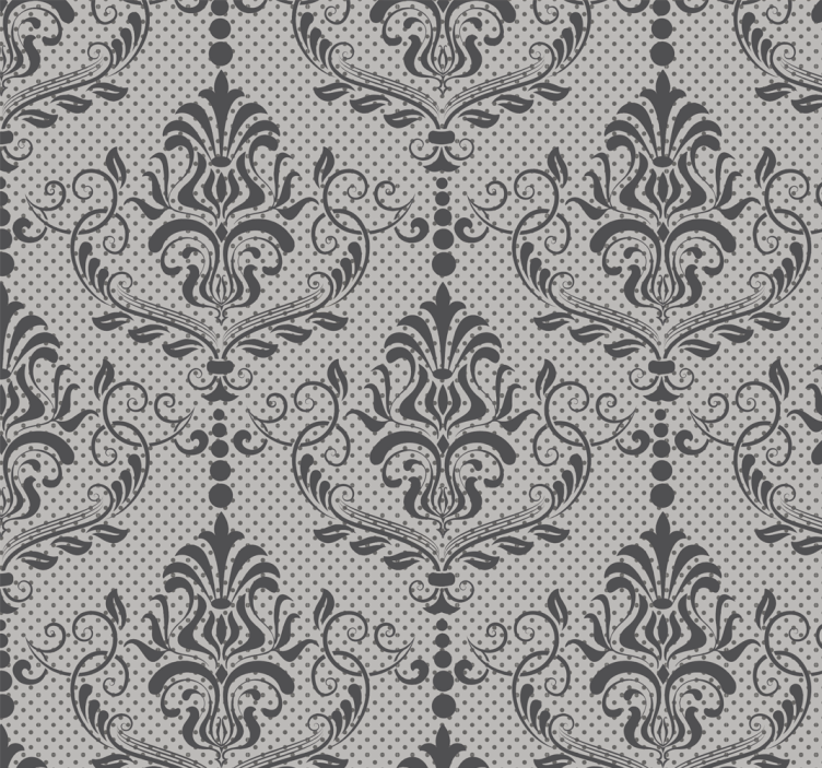 Autumn reverie Ornamental Wallpaper - TenStickers