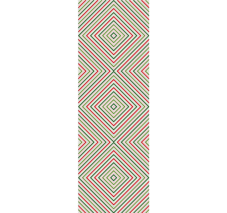 Christmas wallpaper festive squares - TenStickers