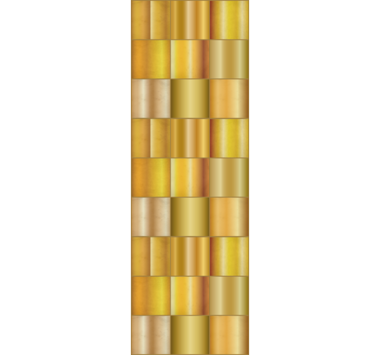 Golden geometric pattern wallpaper patterns - TenStickers