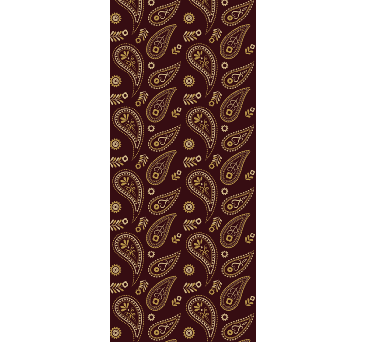 Classic Indian pattern classic wallpaper - TenStickers
