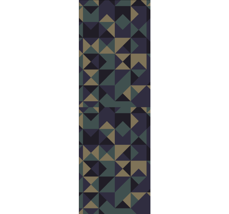 Geometric abstract arrangement wallpaper triangles - TenStickers