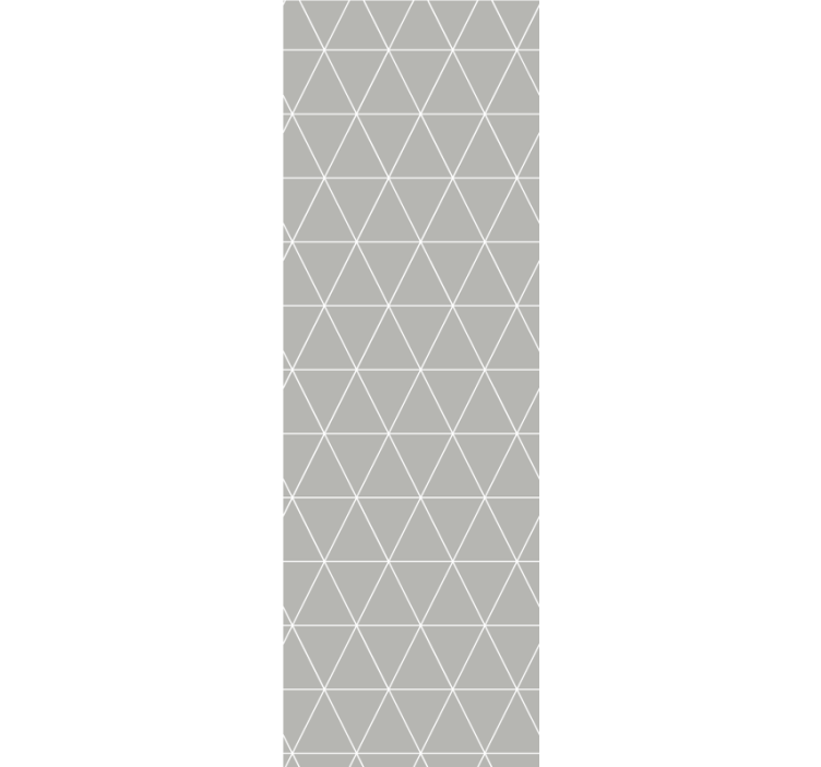 Light grey geo pattern modern wallpaper - TenStickers