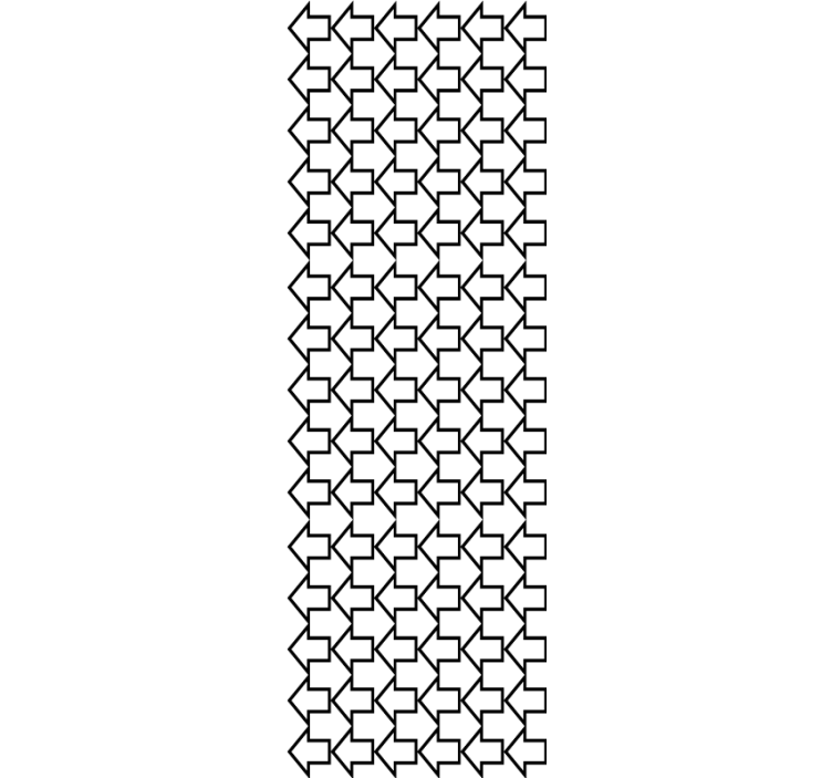 Directional Arrow Pattern wallpaper geometric - TenStickers