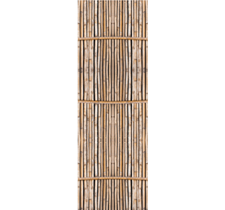 Natural Bamboo Texture living room wallpaper - TenStickers