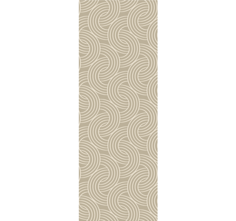 Elegant Curved Patterns home office wallpaper - TenStickers