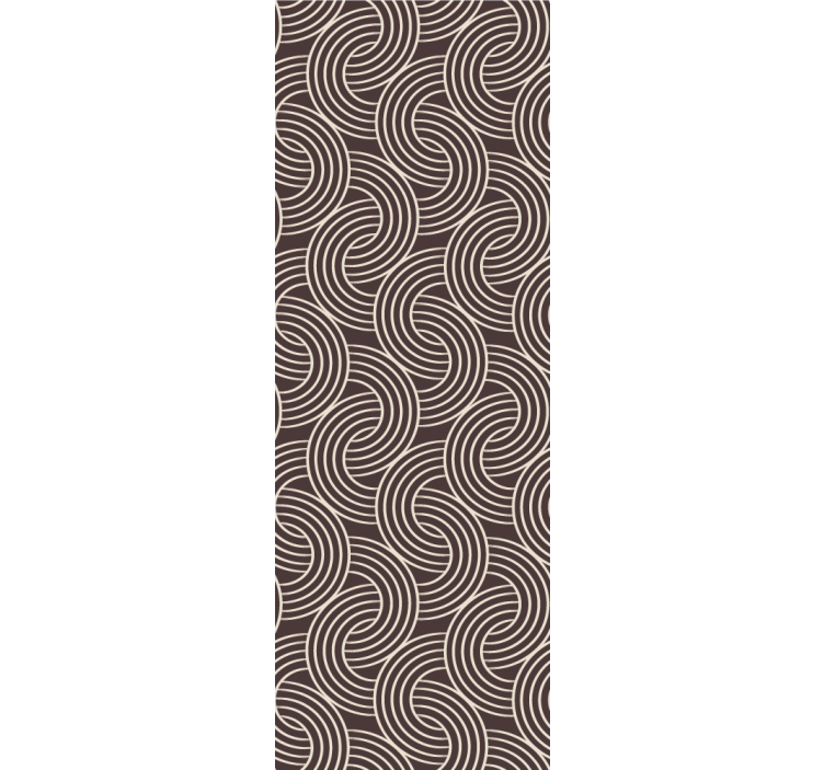 Spiral Line Pattern wallpaper geometric - TenStickers