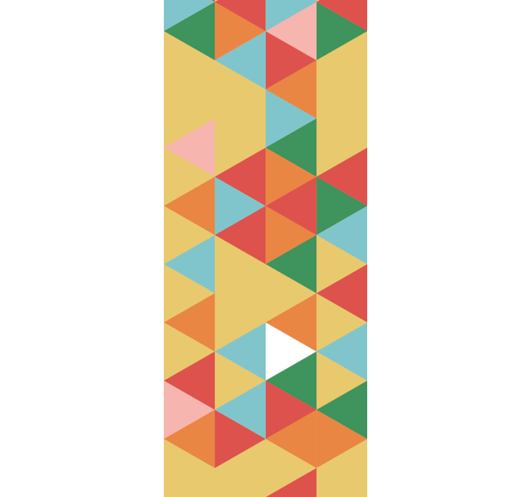 Creative abstract pattern wallpaper triangles - TenStickers