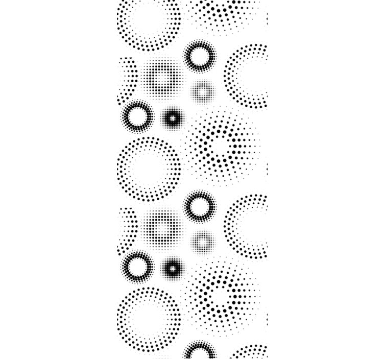 Pointillist geometry wallpaper dots - TenStickers