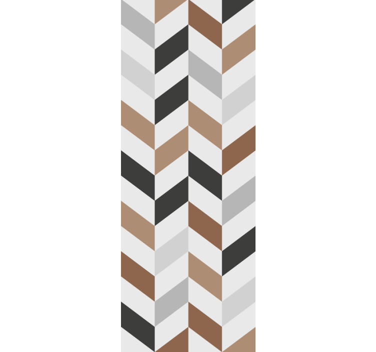 Abstract chevron motif teenage bedroom wallpaper - TenStickers