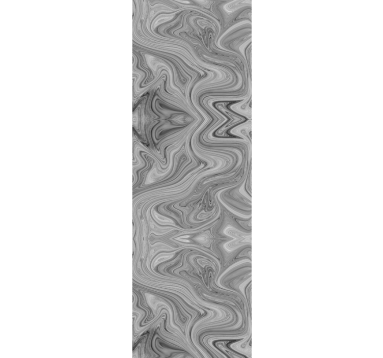 Swirling Gray Patterns wallpaper marble - TenStickers