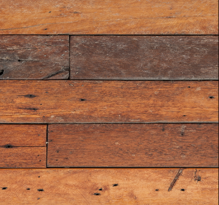 Wooden panel accent master bedroom wallpaper - TenStickers