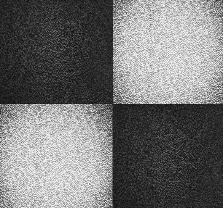 Monochrome Squares Pattern square wallpaper - TenStickers