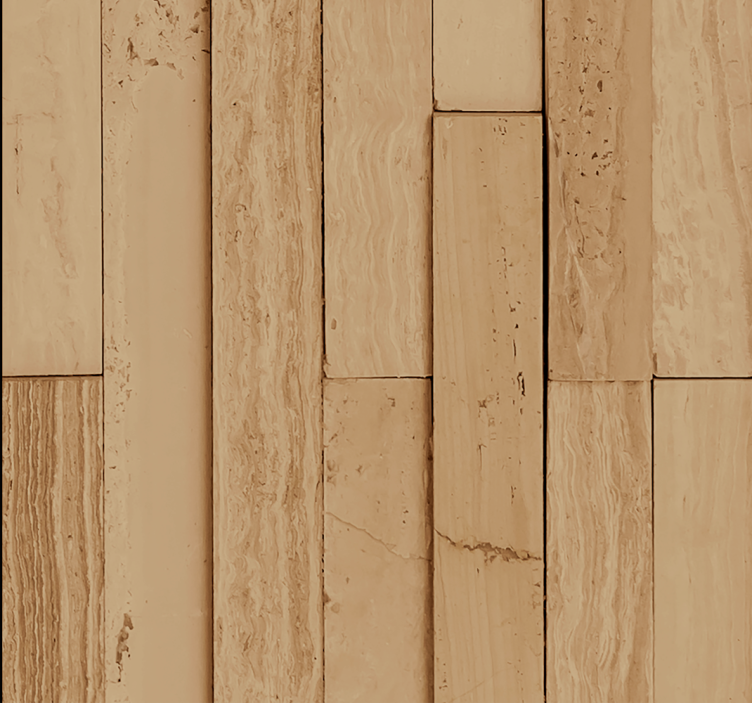 Light oak wood effect wallpaper - TenStickers