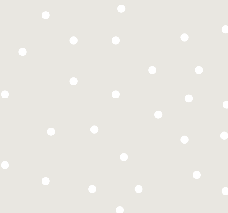 Beige colour with white dots wallpaper for the nursery - TenStickers