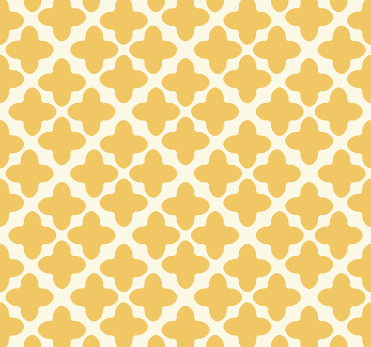 Arabesque pattern the yellow wallpaper - TenStickers