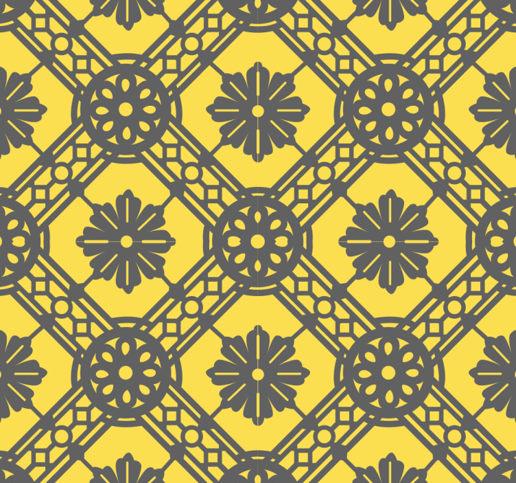 Wallpaper geometric geometric patterned accent - TenStickers