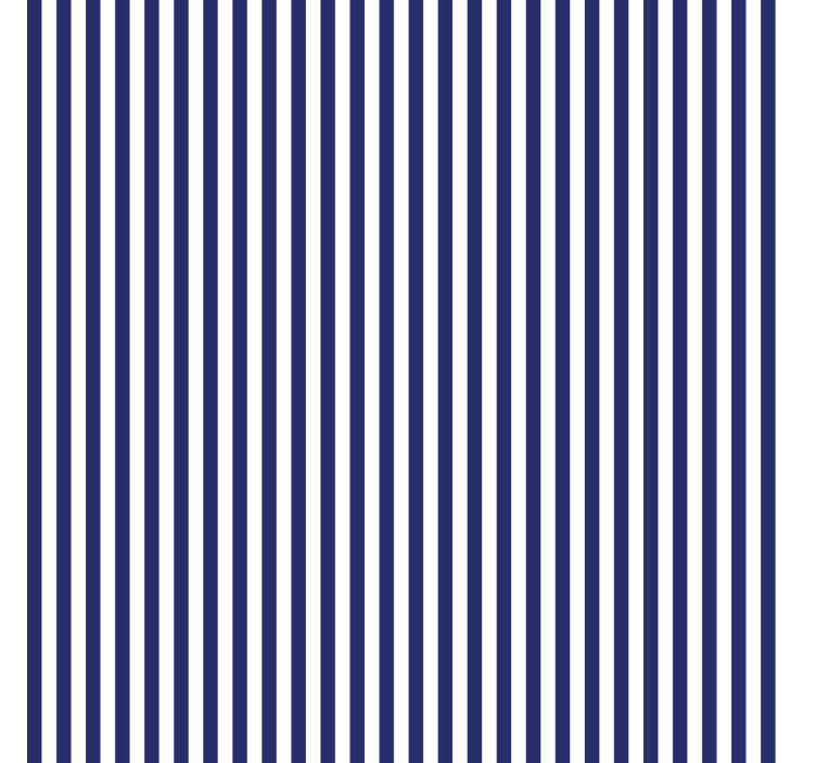 Navy blue colour vertical striped wallpaper - TenStickers