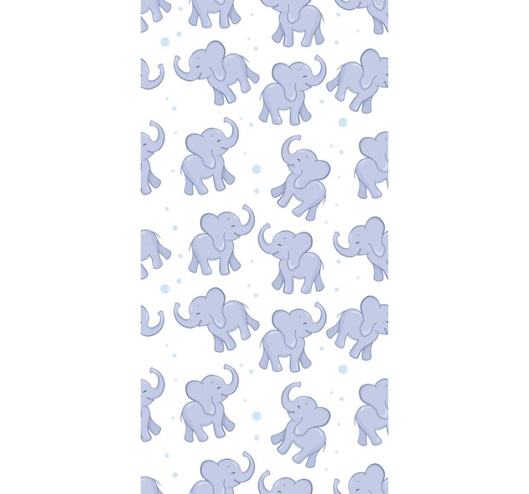 Elephant wallpaper elephant joy - TenStickers