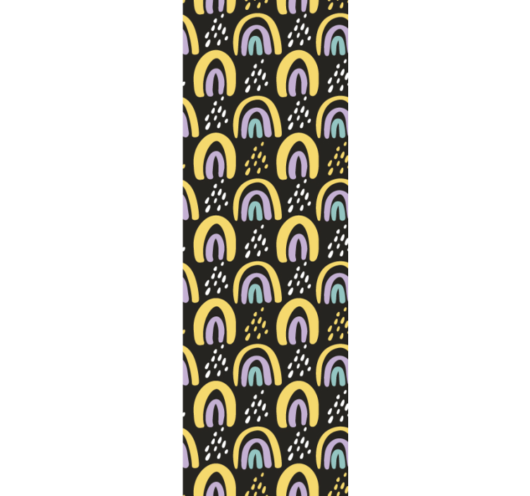Rainbows Modern Wallpaper - TenStickers