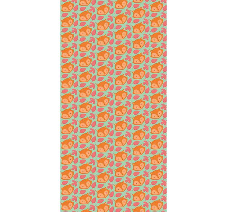 Playful Fish Pattern cute animal wallpaper - TenStickers