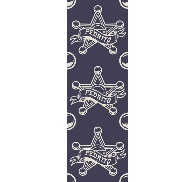 Star Badge Design other vintage wallpaper - TenStickers