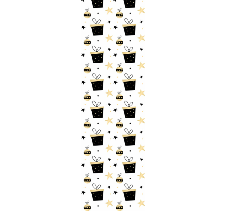 Decorative plant pots christmas wallpaper - TenStickers