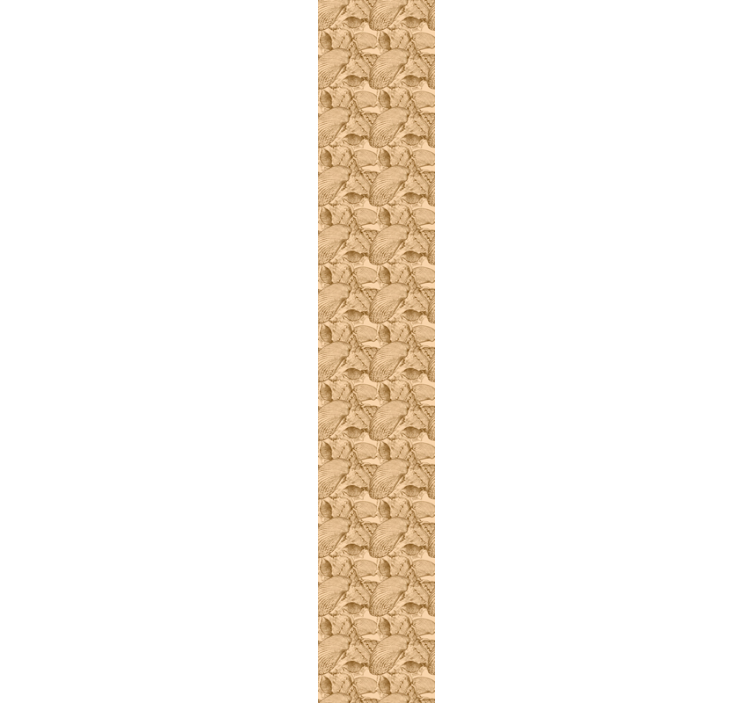 Fossil Shell Pattern fishes wallpaper - TenStickers